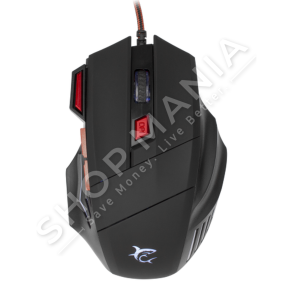 WHITE SHARK - MOUSE OPTIK GAMING "MARCUS-2 BLACK" - GM-5005