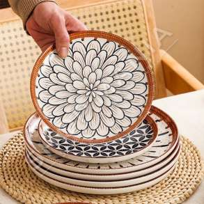 PJATA QERAMIKE ME DIZAJNE TE NDRYSHME 20CM - VI-434