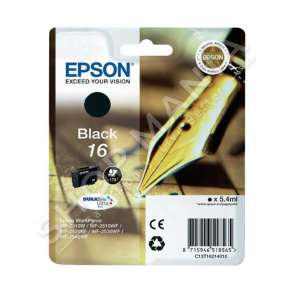 EPSON - KARTUÇË ME BOJË NGJYRË E ZEZË C13T16214010 T1621 RRETH 175 FAQE 5.4ML STANDARD