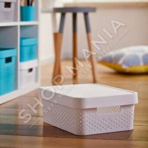 CURVER - SHPORTE ME KAPAK 11L "INFINITY WHITE" - 3253924753089