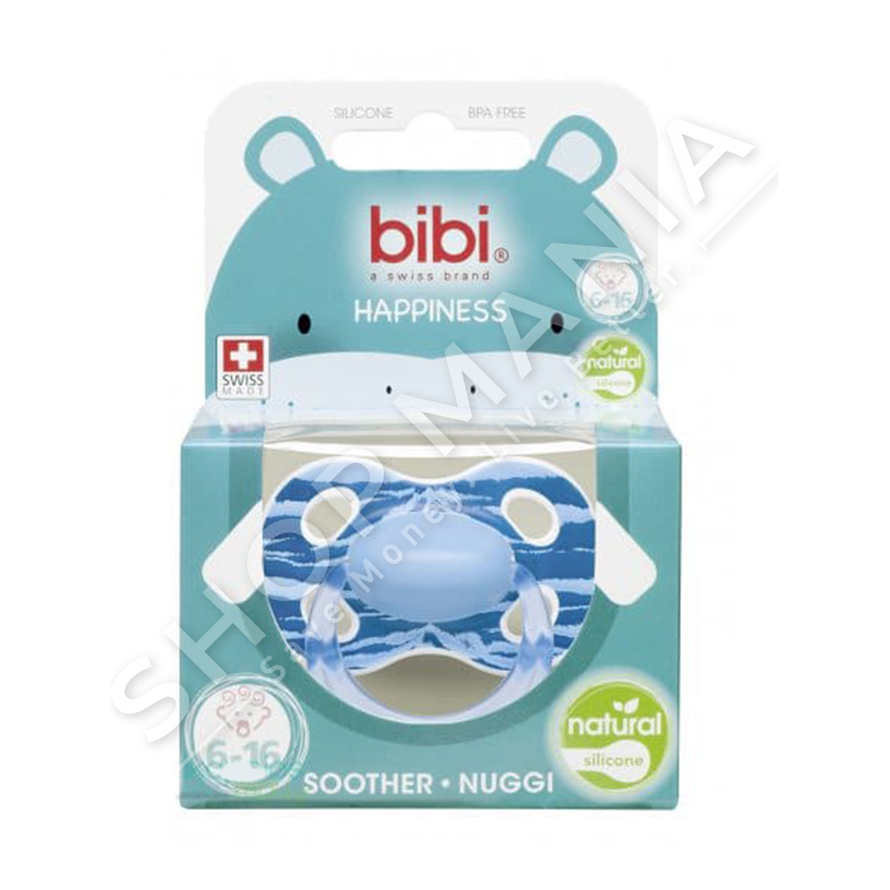 BIBI - BIBERON FALCO SILIKONI " NATURAL - WILD BABY"  6-16 MUAJSH