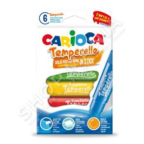 CARIOCA - BOJRA  SOLIDE TEMPERA - PAKO 6 COPE