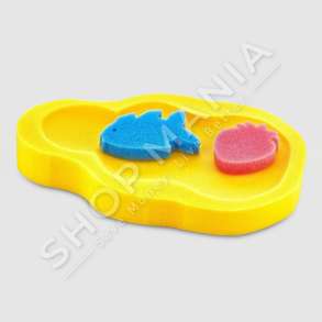 BABY JEM - SFUNGJER DUSHI PER BEBE +0 MUAJSH "BATH TUB SPONGE"