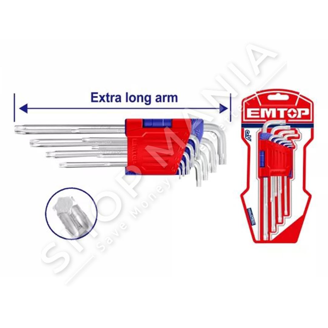 EMTOP - SET 9 CELESA HEKZAGONAL T10-T50 - EHKY3092