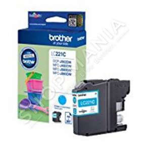 BROTHER - KARTUÇË ME BOJË NGJYRË E KALTËR LC221C LC-221 DERI NË 260 FAQE 3.9ML