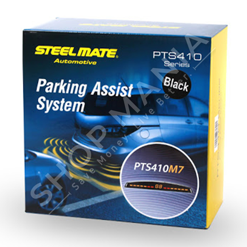 STEELMATE - SISTEM PARKIMI ME 4 SENSORE SILVER DHE EKRAN LED M7 "PTS411 M7"