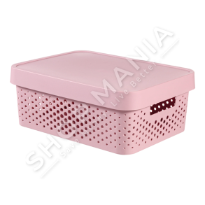 CURVER - SHPORTE ME KAPAK 11L "INFINITY PINK" - 3253924753058