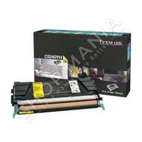 LEXMARK -  ORIGJINALE TONER NGJYRË E VERDHË C5240YH RRETH 5000 FAQE