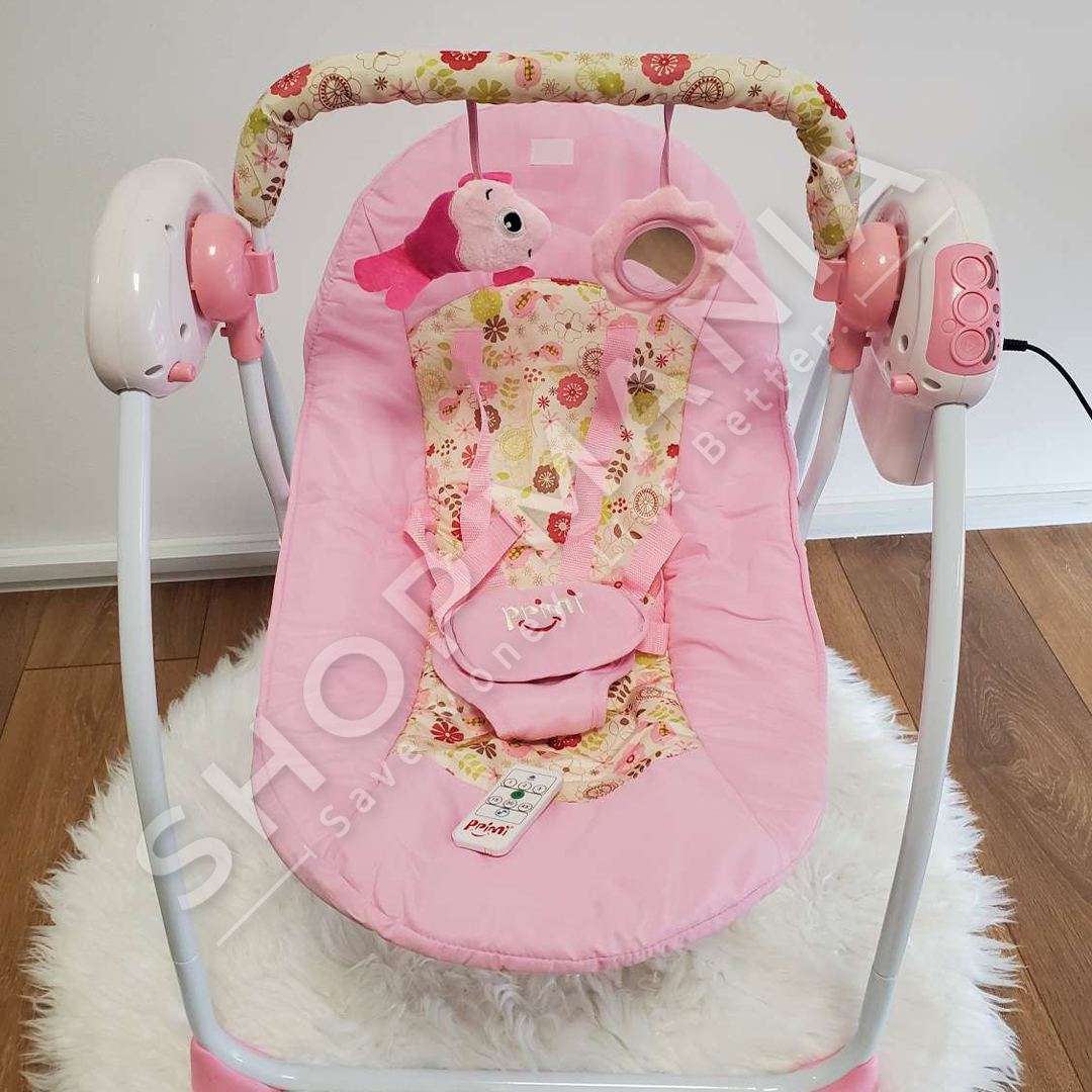 PRIMI - RELAKS ME LEKUNDJE ME MUZIKE & BATERI +0MUAJSH "PORTABLE BABY SWING"