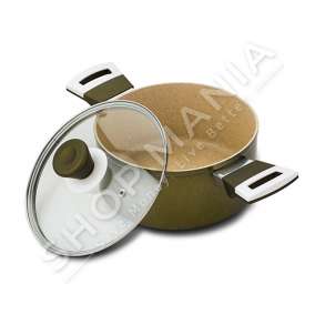 NAVA - TENXHERE ME VESHJE GRANITI ME KAPAK - 20CM