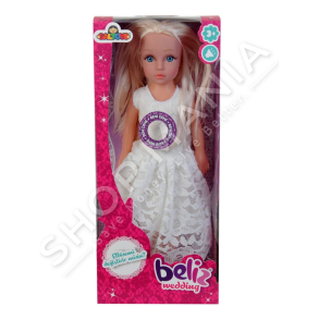 GALTOYS - KUKULLA BELIZ QE FLET ME FUSTAN NUSERIE +3VJEC "BELIZ WEDDING TALKING DOLL" - 8692644042205