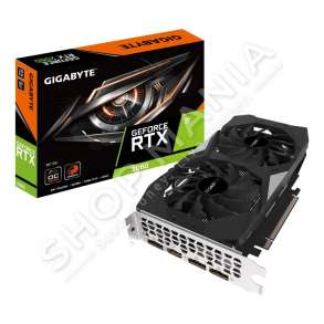 GIGABYTE - KARTE GRAFIKE "GV-N2060OC-6GD", 6GB GDDR6, GEFORCE RTX 60 2060, 192 BIT, 14000MHZ, CORE CLOCK 1755 MHZ, 1XHDMI, 3XDISPLAYPORT