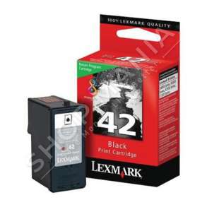 LEXMARK - ORIGJINALE KARTUÇË ME BOJË NGJYRË E ZEZË 18Y0142E 42 RRETH 220 FAQE