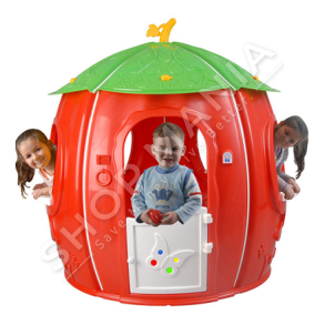PILSAN - SHTEPI PER FEMIJE +3VJEC "CHILDREN'S PLAYHOUSE PLASTIC STRAWBERRY" - 06-158