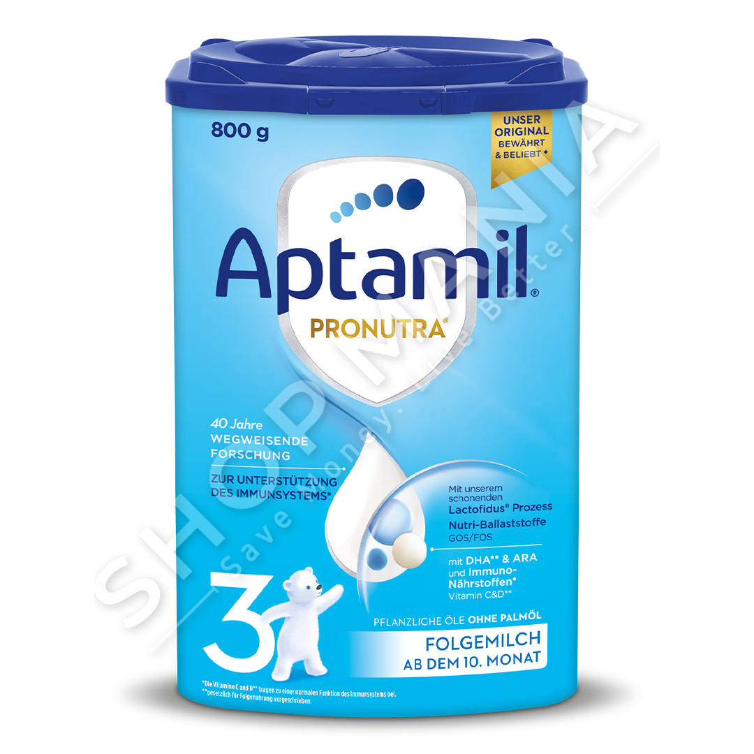 APTAMIL - QUMESHT FORMULE "PRONUTRA ADVANCE 3" - 800G, +10 MUAJ