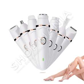 DEPILATOR PER FEMRA 7NE1 3W "7IN1 LADY GROOMING SUIT WOMAN SHAVER HAIR TRIMMER EYEBROW TRIMMER NOSE EAR TRIMMER FACIAL BRUSH"