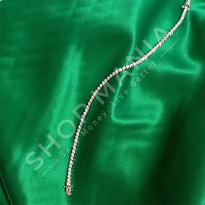 BYZYLYK ARGJENDI ME GURE ZIRKONI "TENNIS"