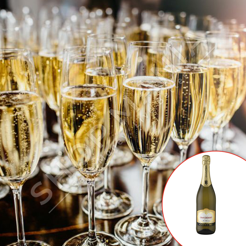 CONTRI SPUMANTI - SPUMANTE "GRAN DESSERT DOLCE" - 750ML, 10% VOL.