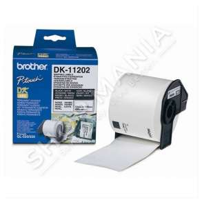 BROTHER - ETIKETA DK-11202 ETIKETA, 62X100MM NGJYRË E BARDHË 300 ET./RULON