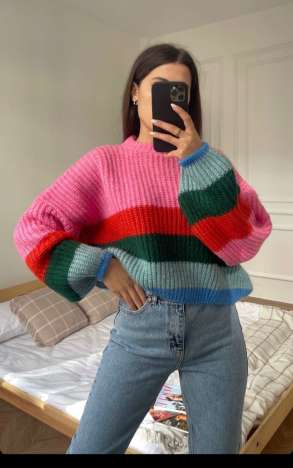 PULOVER E GJATE ME NGJYRA TE NDRYSHME