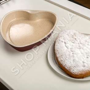 NAVA - TAVE ME VESHJE QERAMIKE PER KEK NE FORME ZEMRE "TERRESTRIAL" - 5X31.2X33CM