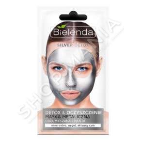 BIELENDA - MASKE METALIKE DETOKSIFIKUESE PER LEKURE MIKSE & TE YNDYRSHME 8G "SILVER DETOX" - 5902169024673