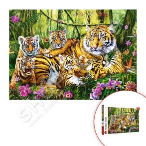 TREFL - PUZZLE ME 500 COPE FAMILY OF TIGERS