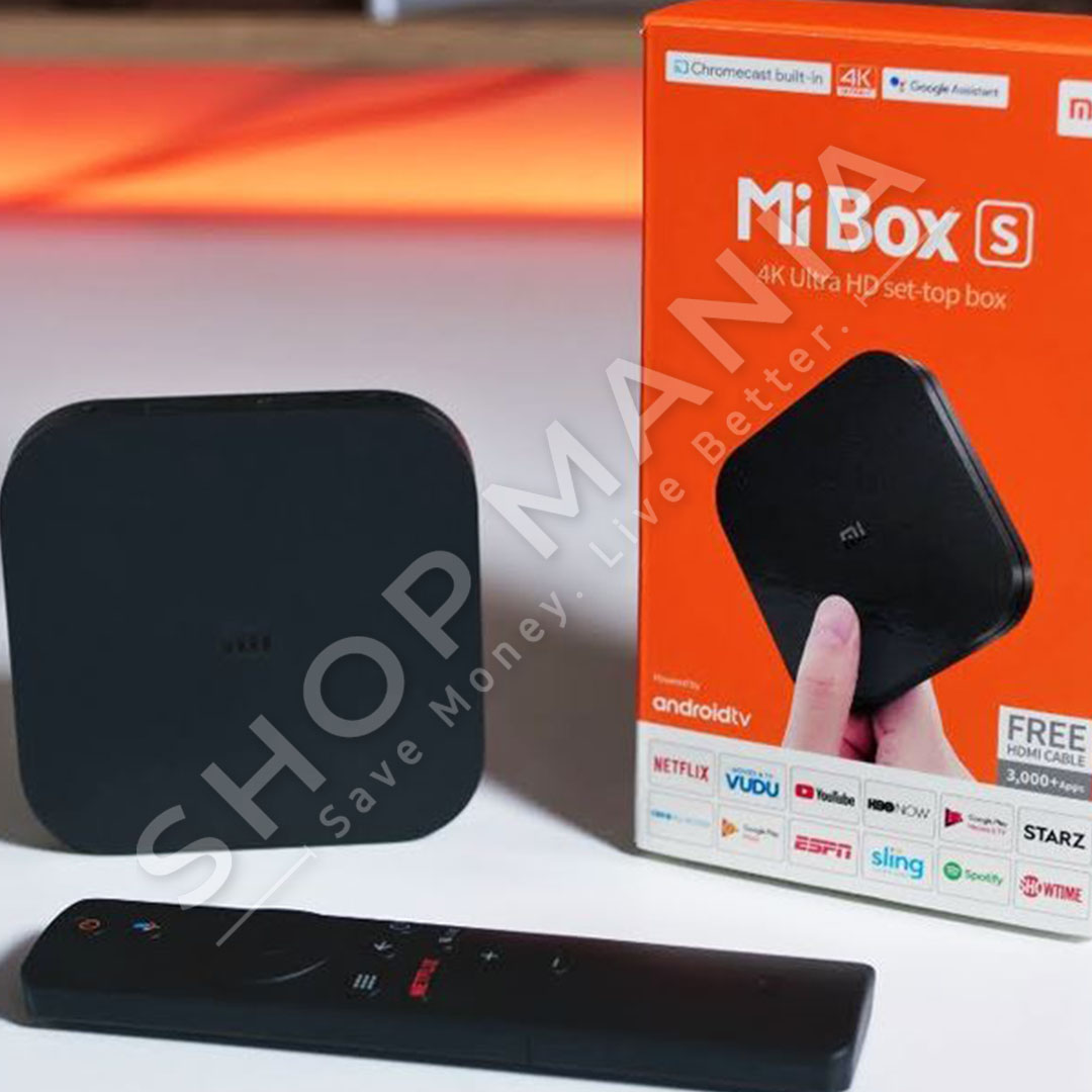 XIAOMI - MI BOX PER ANDROID TV ME GOOGLE ASSISTANT & MEDIA PLAYER - 8GB