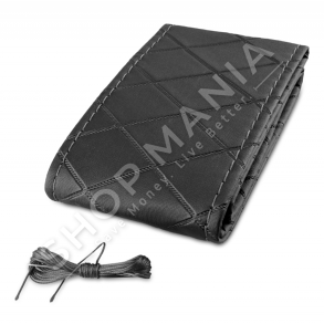 VESHJE TIMONI ME QEPJE ROMB E ZEZE ME GRI 38CM "AP-D-131-4" - 8461