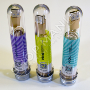 XIPIN - FISHE LIGHTNING APPLE USB 1M "BRAIDED QUICK CHARGING SUPPORT" - 6928761503957