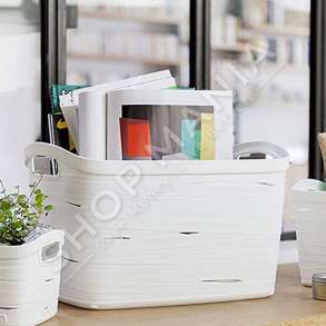 CURVER - SHPORTE 8L "RIBBON WHITE" - 3253920718105