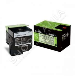 LEXMARK -  ORIGJINALE TONER NGJYRË E ZEZË 80C2XK0 802XK RRETH 8000 FAQE I RIPËRDORSHËM