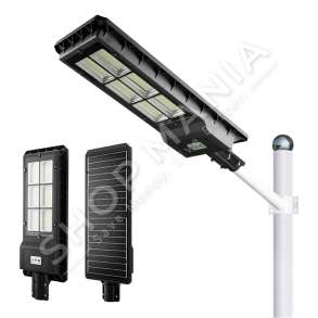 JORTAN - NDRICUES I JASHTEM LED ME BATERI & KARIKIM DIELLOR 120W "SOLAR LIGHT PRIVATE STREET LAMP WITHOUT ELECTRICITY"