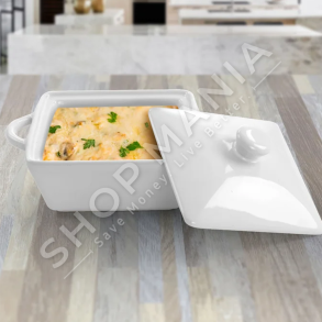 TOGNANA - SET 3 TAVA PORCELANI KATRORE 7CM "SET 3 SQUARE MINIOLES" - 8000257500904