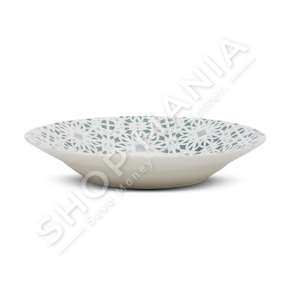 NAVA - PJATE PORCELANI PER SUPE "MAIOLICA GREY" - Ø20.5CM