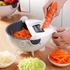 KULLUESE & PRERESE PERIMESH 9 NE 1 "MULTIFUNCTION KITCHEN WET BASKET VEGETABLE CUTTER WITH DRAIN BASKET"