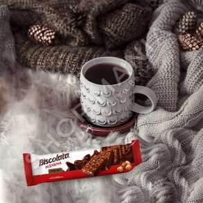 BISCOLATA TRIA - VAFER ME COKOLLATE & LAJTHI - 100G