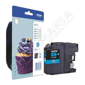 BROTHER -  KARTUÇË ME BOJË NGJYRË E KALTËR LC123C LC-123 DERI NË 600 FAQE