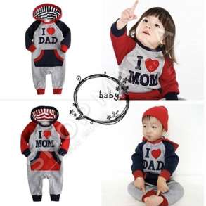 TRUPORE ME KAPUC "I LOVE MUM/I LOVE DAD" BA-16