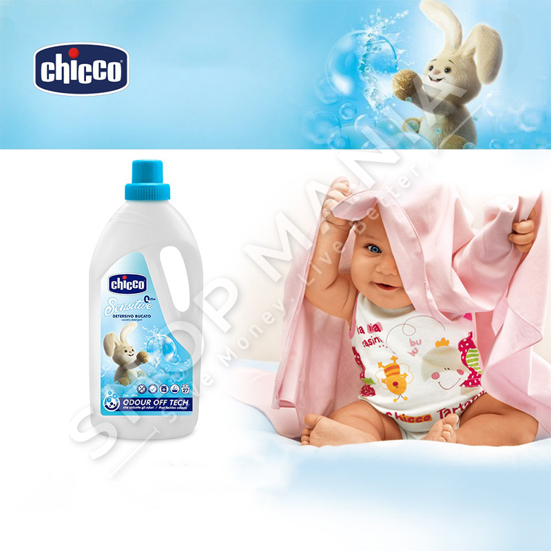 CHICCO - DETERGJENT LENG PER RROBAT ME FORMULE KUNDER AROMAVE "SENSITIVE"  - 1.5L, +0 MUAJ