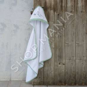 PESHQIR PER BEBE 100% PAMBUK "BABY T-REX" (0-12M) - 75X75CM