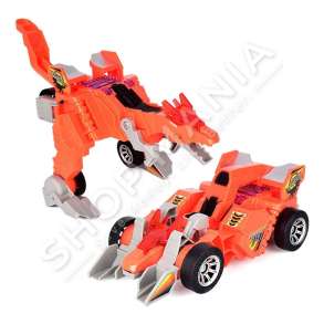 MAKINE QE TRANSFORMOHET NE DINOZAUR +3 VJEC "DINOSAUR TRANSFORMER TOY ELECTRIC TRANSFORMING DINOSAUR TOYS WITH LIGHTS AND MUSIC"