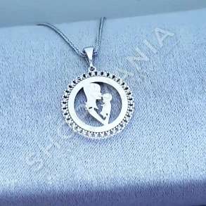 VARESE ARGJEND ME GUR ZIRKONI "DIZAJN NENA ME FEMIJEN" - DHA-BL5.5-150