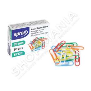 SPREE - KAPESE FLETASH PLASTIKE ME NGJYRA  - 28MM, 50COPE