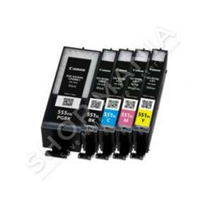 CANON - KOMPATIBEL E RIGJENERUAR, ME GARANCI 100% E ZEZE PGI-550XLPGBK PER CANON PIXMA IP7250,MG5450,MG6350