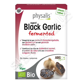 PHYSALIS - SUPLEMENT PER MIREMBAJTJEN E ZEMRES; ENEVE TE GJAKUT & VENAVE 30 TABLETA "AGED BLACK GARLIC FERMENTED" - 5412360016877