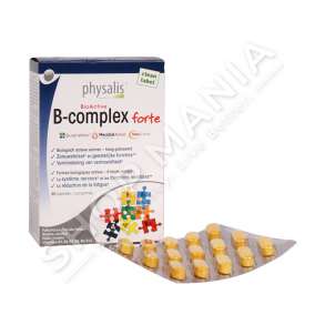 PHYSALIS - SUPLEMENT ME VITAMINE B KOMPLEKS QE NDIHMON NE MIRE-FUNKSIONIMIN E SISTEMIT NERVOR/MENDOR & REDUKTON NDJESHEM NDJENJEN E LODHJES "B-COMPLEX FORTE" - 30 TABLETA