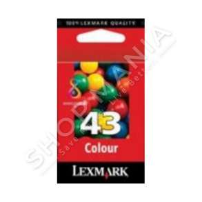 LEXMARK - ORIGJINALE KARTUÇË ME BOJË ME NGJYRA 18YX143E 43XL RRETH 554 FAQE