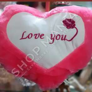 JASTEK DEKORATIV PELLUSHI NE FORME ZEMRE "LOVE YOU" - DHA-BL-219