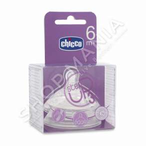 CHICCO - BIBERON SILIKONI "STEP UP 3" - 2 COPE, +6 MUAJ